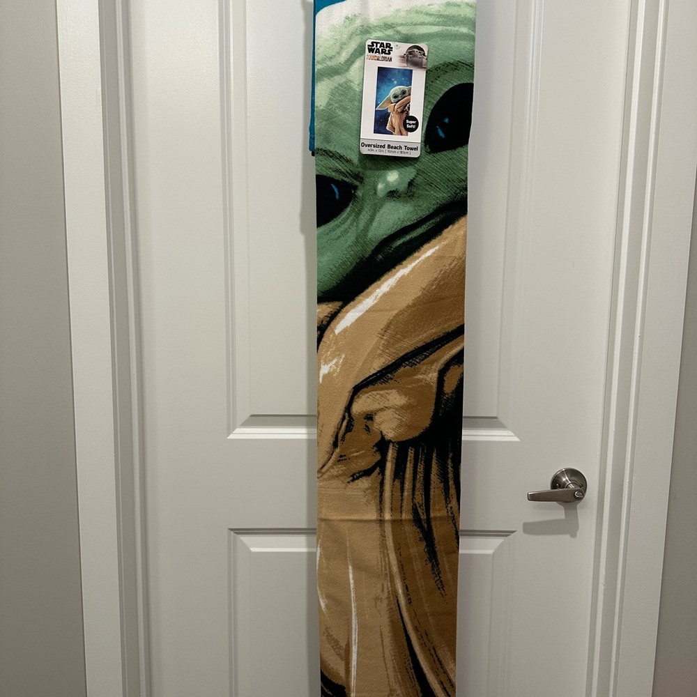 Star Wars Mandalorian Oversized Beach Towel NWT
